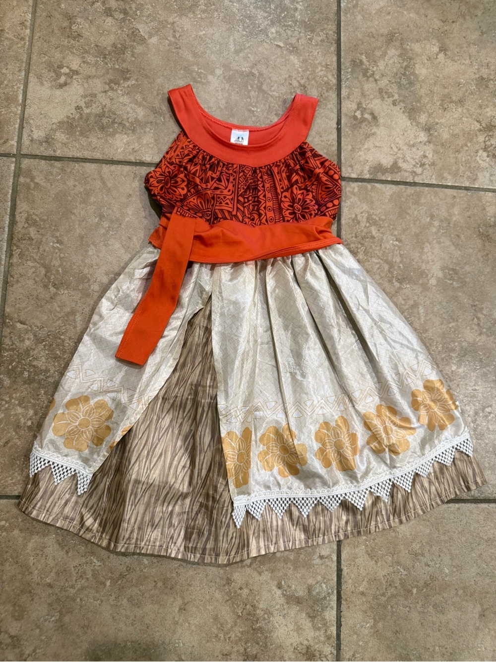 Little Adventures Moana Island Princess - Girls Medium 3-5 Years